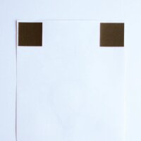 100er Set Magnet-Plättchen selbstklebend I Größe 2x2 cm I für Foto Postkarte Poster Notizen I diy Kühlschrank-Magnet I mag001