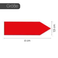 Magstick 15x Magnetpfeile Rot, Gelb und Grün für Magnettafel - mag306