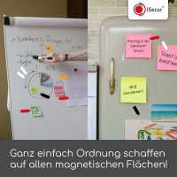 iSecur 15x Magnetpfeile Schwarz, Rot und Weiß für Magnettafel - mag307