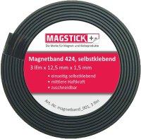 Magnetklebeband Permaflex® 424, Länge: 3 Meter,...
