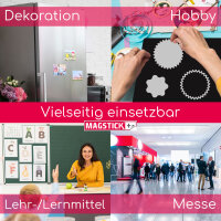 Magnete für Postkarten MAGSTICK® I mag064 I