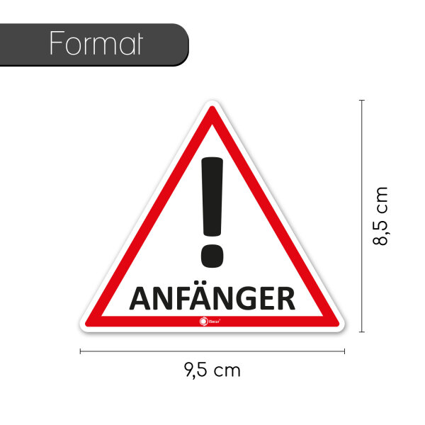 Kiwistar Magnetschild 'Fahranfänger' – 30 Cm, Blau, Reflektierend, Für Auto & Anhänger