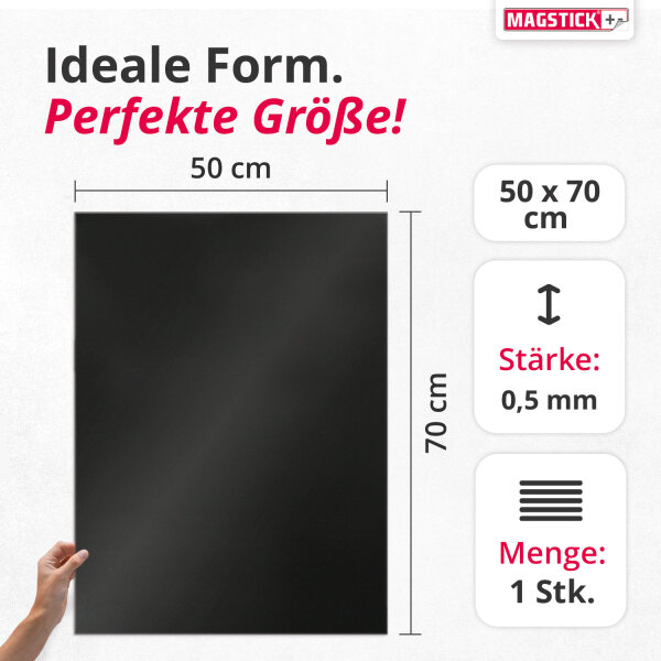 Magnetfolie - roh, unbeschichtet - 200mm x 200mm x 1,5mm Magnetband - Folie Magnetfolie - roh, unbeschichtet - 200mm x 200mm x 1,5mm Magnetband - Folie