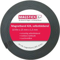 10 Meter Magnetband breit selbstklebend Magstick® 424...