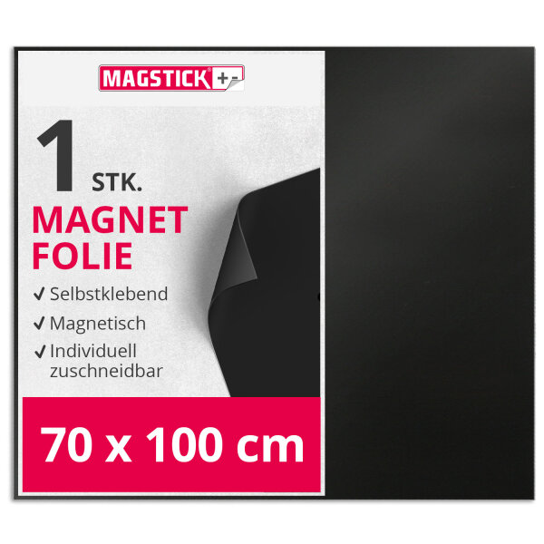 Magnet-Folie in 70 x 100 cm I selbstklebend, roh-braun I zum Basteln I für Foto Bild Motiv Stanzen Kühlschrank-Magnet Lehrer-in I diy I mag023